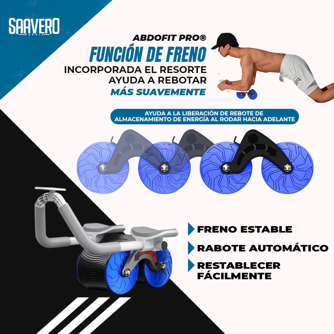 AbdoFit Pro® El combo definitivo: rodillo para abdominales con contador digital