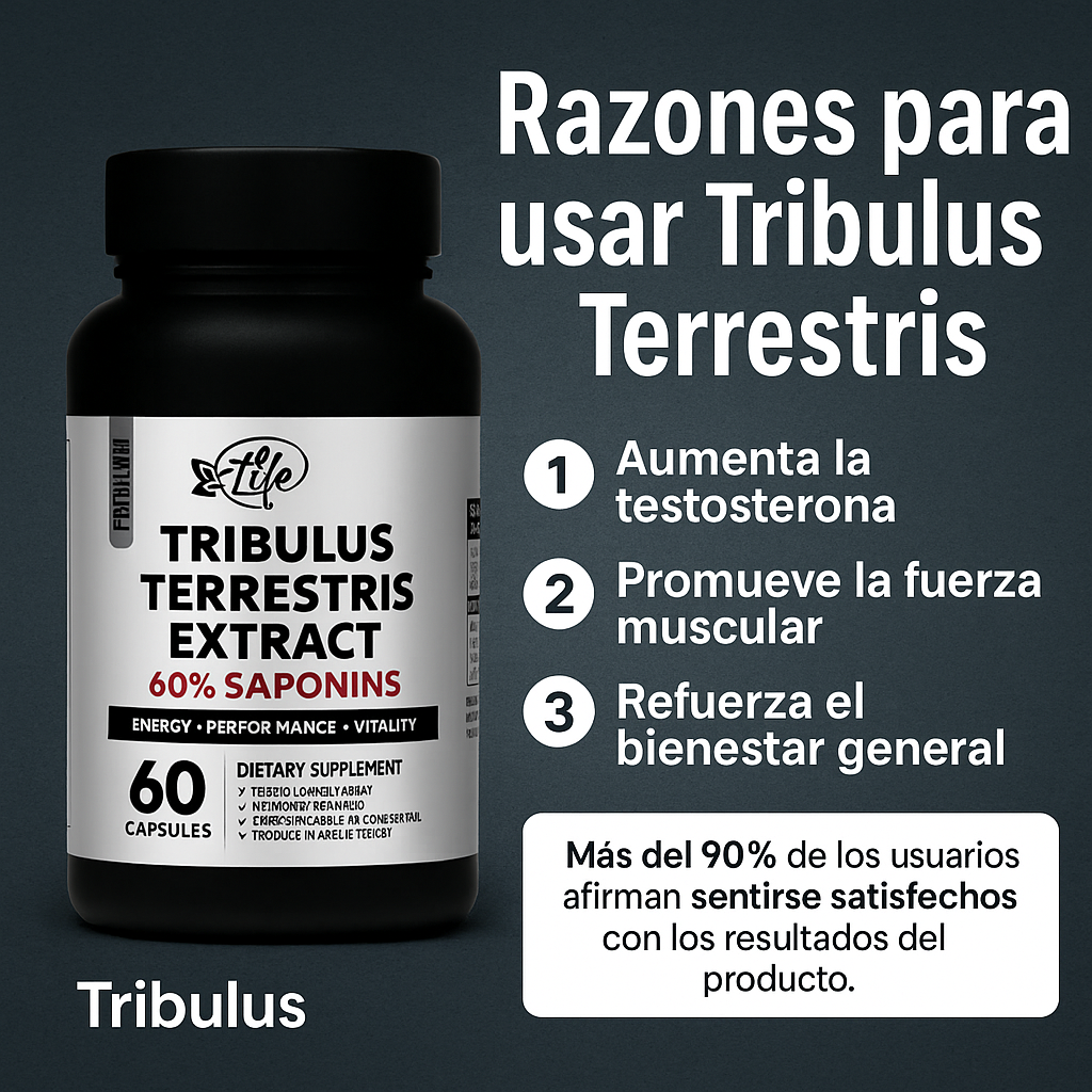Get Strong Tribulus Terrestris Capsulas Life Health 650 mg
