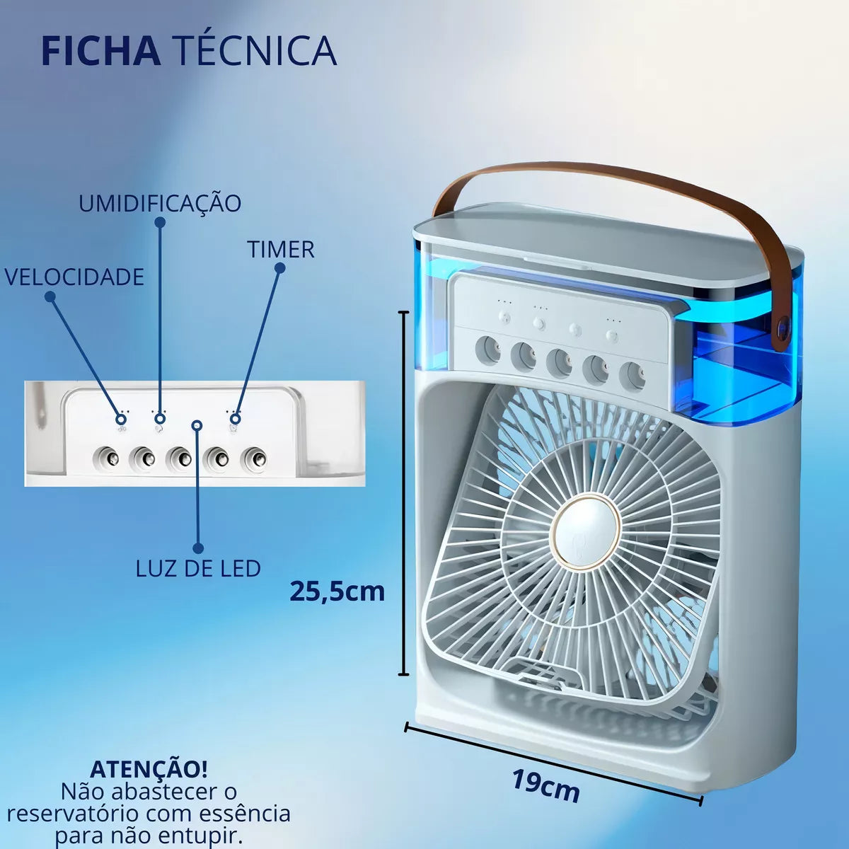 Mini Ventilador y Aire Acondicionado ¡RELAJATE CON LA FRESCURA!