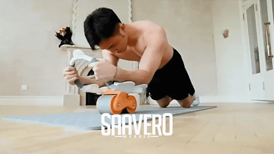 AbdoFit Pro® El combo definitivo: rodillo para abdominales con contador digital
