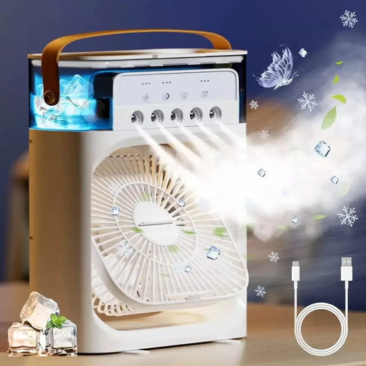 Mini Ventilador y Aire Acondicionado ¡RELAJATE CON LA FRESCURA!