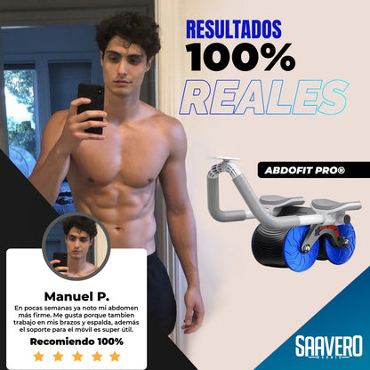 AbdoFit Pro® El combo definitivo: rodillo para abdominales con contador digital
